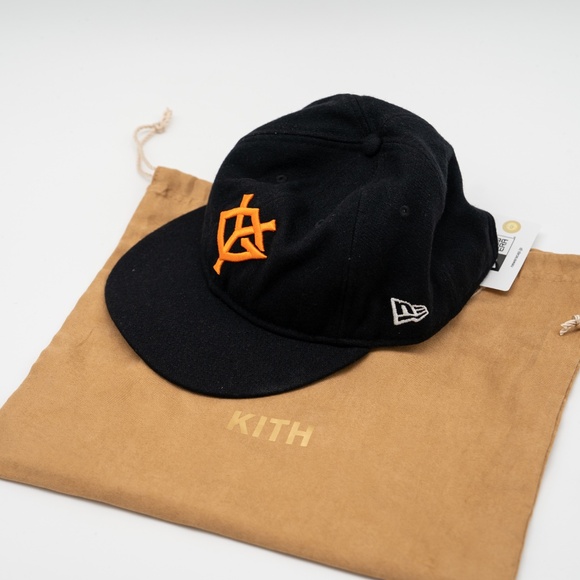 Kith NEW ERA Yomiuri Giants YG Logo 9FIFTY Black Orange Tokyo - Picture 7 of 7